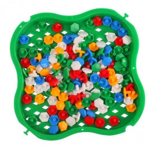 Развивающая игрушка Мозаика 39112 из 130 элементов (Зелёный)