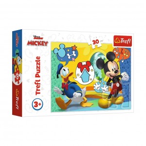 Детские пазлы Disney "Микки Маус и Веселый домик" Trefl 18289 30 элементов 