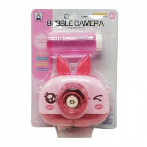 Генератор мыльных пузырей камера 134-55A световые и  звуковые эффекты  (Розовый)