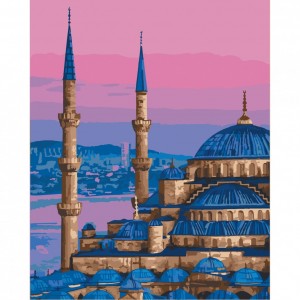 Картина за номерами "Блакитна мечеть. Стамбул" Art Craft 11225-AC 40х50 см
