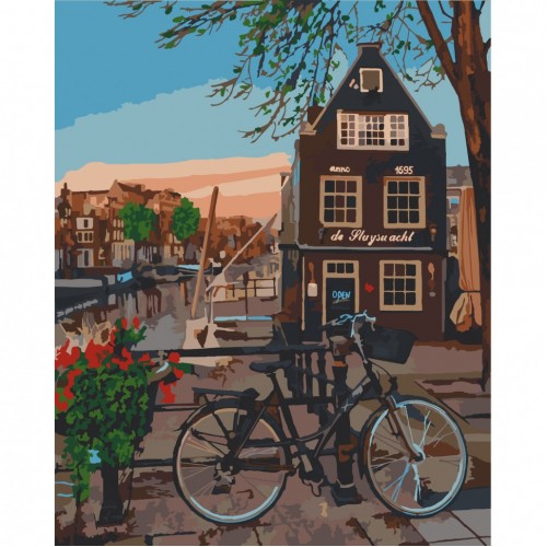Картина по номерам "Кафе в Амстердаме" Art Craft 10580-AC 40х50 см