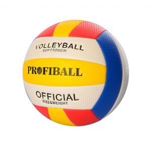 Мяч волейбольный Bambi MS 1676 диаметр 20 см (Красно-желтый)