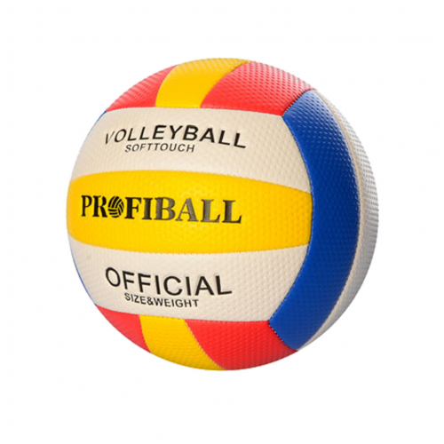 Мяч волейбольный Bambi MS 1676 диаметр 20 см (Красно-желтый)