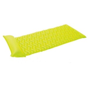 Надувной матрас для плавания Intex 58807 с подушкой (Жёлтый)