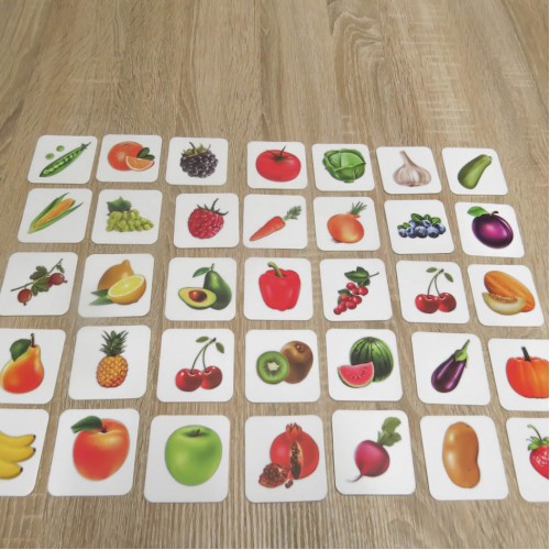 Настольная игра Овочі та фрукти (Мемо) 0659 фото товара