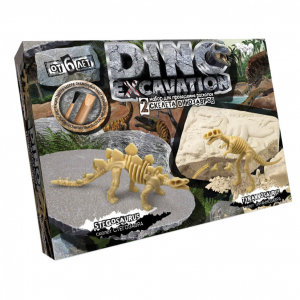Детский набор для проведения раскопок динозавров DEX-01 DINO EXCAVATION  (Стегозавр)