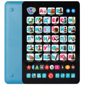 Детский развивающий планшет "Азбука" SK 0019 на укр. языке (Синий)