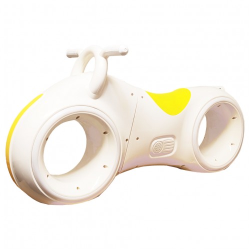 Детский толокар Трон Космо-байк Bluetooth Keedo HD-K06 (Бело-Желтый)