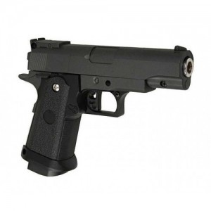 Игрушечный пистолет "COLT1911PD с глушителем" Galaxy G10А Металл, черный