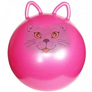 Мяч для фитнеса MS 0936 (Розовый кот)