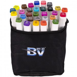 Набор скетч-маркеров 30 цветов BV800-30 в сумке