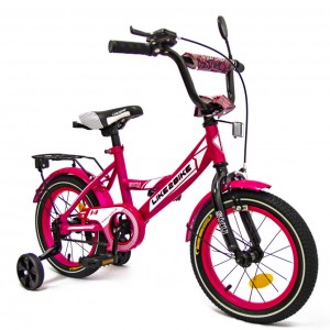 Велосипед дитячий 2-х колісний 14" 211403 (RL7T) Like2bike Sky, рожевий, рама сталь, з дзвінком