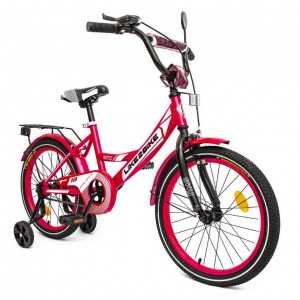 Велосипед дитячий 2-х колісний 18" 211804 (RL7T) Like2bike Sky, рожевий, рама сталь, з дзвінком