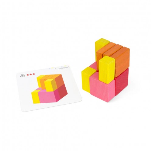 Детские деревянные кубики "Части и целое" Igroteco 900460 20 кубиков