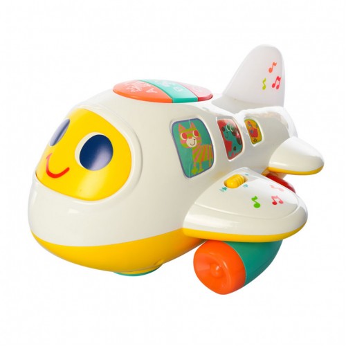 Детский музыкальный самолет 6103 с регулировкой громкости