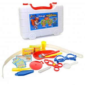 Игровой набор "Доктор" Limo Toy M 0463A/B, 18 предметов в чемодане (M 0463B)