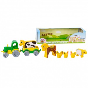 Ігровий набір Ранчо "Kid cars" 39280 з тваринами і трактором