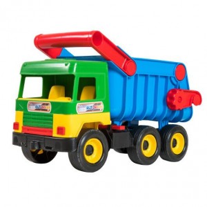 Іграшковий самоскид "Middle truck" 39222 кузов відкривається (Синій)