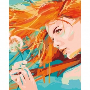 Картина по номерам "Солнечная девушка" Art Craft 10281-AC 40х50 см