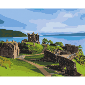 Картина за номерами "Замок Аркарт. Шотландія" Art Craft 11237-AC 40*50 см