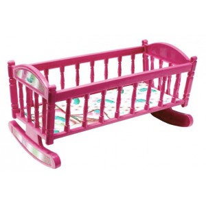 Кроватка для куклы Барби S0013 качалка  ( S0013(Pink))