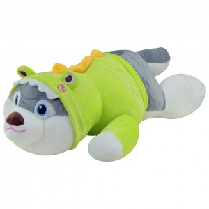 Мягкая игрушка подушка M45503 собачка 60см (Зеленый)