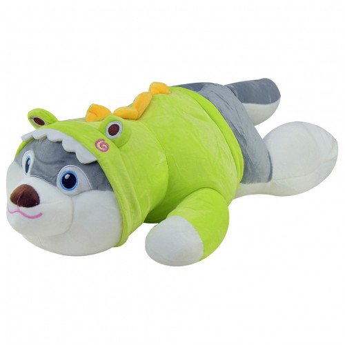 Мягкая игрушка подушка M45503 собачка 60см (Зеленый)