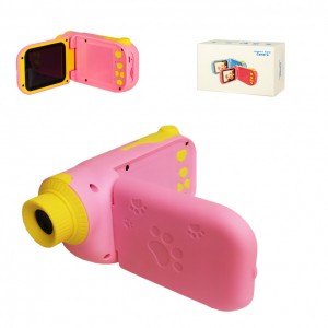 Детская цифровая видео камера C138 с картой памяти (Розовый)
