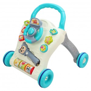 Детские ходунки-каталка Limo Toy 698-62-63 с музыкой и светом (Голубой)
