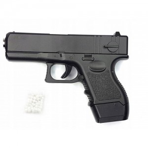 Детский пистолет "Glock 17 mini" Galaxy G16 Металл, черный