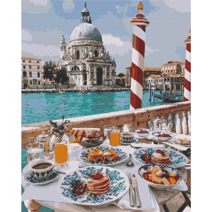 Картина по номерам. Art Craft "Завтрак в Венеции" 40х50 см 11229-AC
