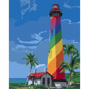 Картина по номерам "Маяк Сан Августин. Флорида" Art Craft 10588-AC 40х50 см