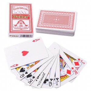 Карты игральные "POKER Club Special", 54 карты CS-54 (Красный)