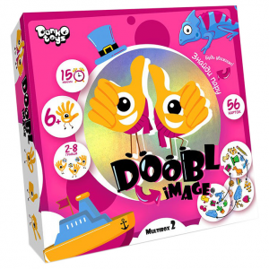 Развлекательная настольная игра "Doobl Image" DBI-01-01U на укр. языке (Мультибокс 2)