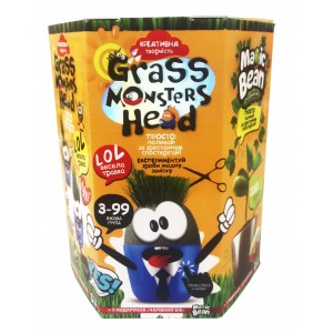 Набор креативного творчества "Grass Monsters Head" (укр)