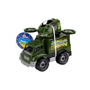 Детская игрушка "Военный транспорт" ТехноК 7792 машинка с квадрокоптером