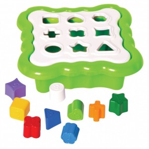 Детская развивающая игрушка сортер "Умные фигурки" 39521, 10 фишек в наборе
