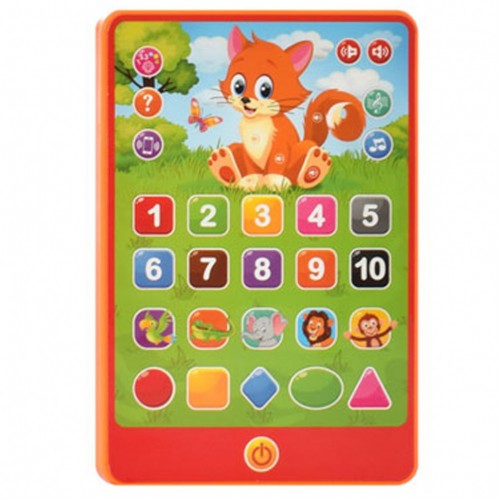 Детский интерактивный планшет SK 0016 на укр. языке (Оранжевый )