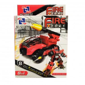 Детский конструктор  0868-57 пожарный транспорт (Вид 8)