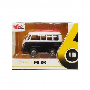 Детский металлический Автобус Bambi MY66-Q1215 инерционный (Черный)
