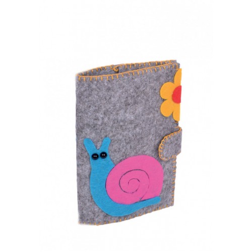 Детский набор для творчества. Изделия из фетра "Обложка на паспорт с улиткой" (ИФ-002) IF-002 от 12 лет