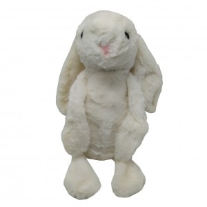 Детский плюшевый рюкзак Кролик Bambi C51801, 30х13 см (Белый)