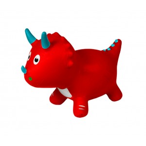 Детский прыгун динозавр BT-RJ-0067 резиновый (Красный)