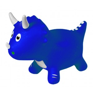 Детский прыгун динозавр BT-RJ-0067 резиновый (Синий)