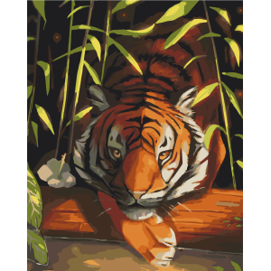 Картина по номерам. Art Craft "Бенгальский тигр" 40*50 см 11618-AC