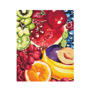 Картина по номерам "Сладкие фрукты" ★★★★