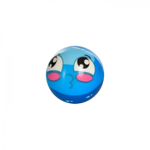 Мяч детский  Смайл Bambi MS 3485 размер 6,3 см фомовый (Голубой)