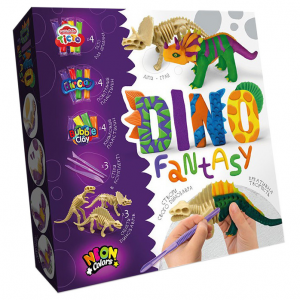 Набор креативного творчества Динозавры "Dino Fantasy" DF-01U, 3 скелета в наборе (Стегозавр)