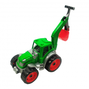 Трактор игрушечный с ковшом ТехноК 3435TXK (Зеленый)